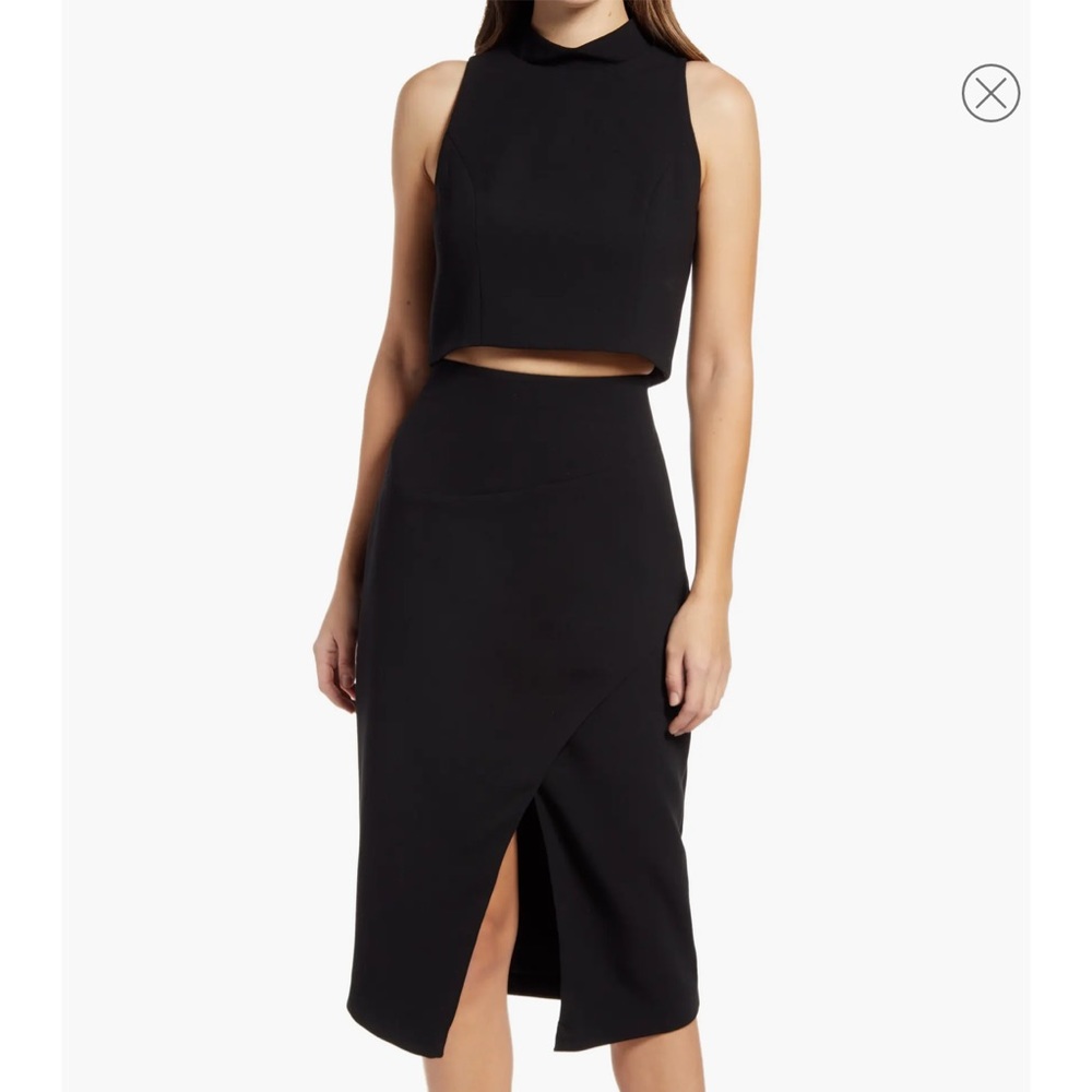 Black Halo Juma Two Piece Sleeveless Sheath Dress
